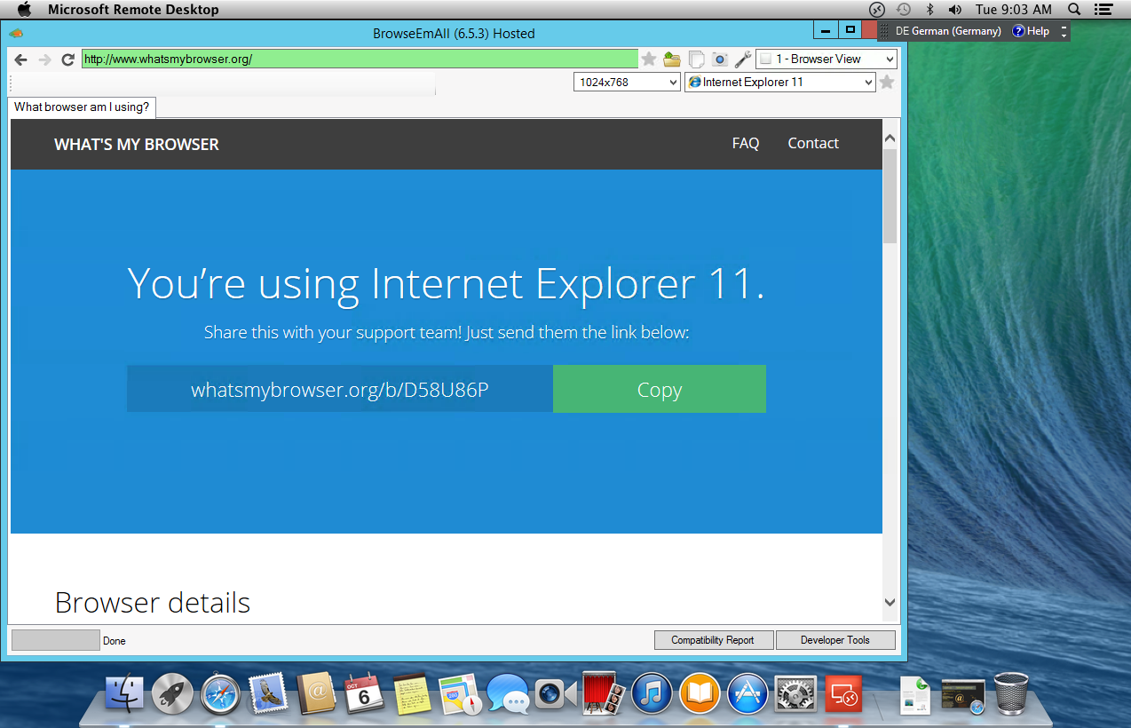 internet explorer for mac newest version